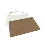Sublimatie hangbord rechthoek groot 280x175mm