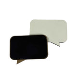 Sublimatie magneet tekstballon rechthoek 60x40mm