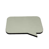 Sublimatie magneet tekstballon rechthoek 60x40mm