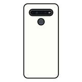 LG K51s sublimatie telefoonhoesje zwart