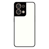 Oppo Reno8 5G sublimatie telefoonhoesje zwart