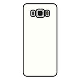 Samsung Galaxy J5 2016 sublimatie telefoonhoesje zwart