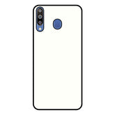 Samsung Galaxy M30s sublimatie telefoonhoesje zwart