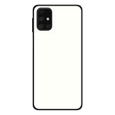 Samsung Galaxy M31s sublimatie telefoonhoesje zwart
