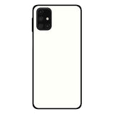 Samsung Galaxy M31s sublimatie telefoonhoesje zwart