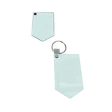 Sublimatie sleutelhanger wimpel 40x65mm