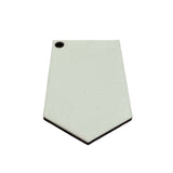 Sublimatie sleutelhanger wimpel 40x65mm