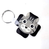 Sublimatie sleutelhanger klavertje 45x45 mm