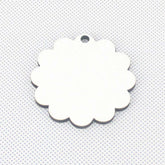 Sublimatie sleutelhanger bloem 50x50 mm