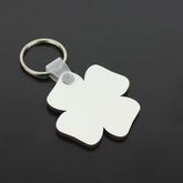 Sublimatie sleutelhanger klavertje 45x45 mm