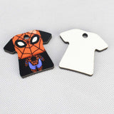 Sublimatie sleutelhanger t-shirt 55x48 mm