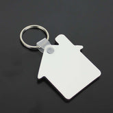 Sublimatie sleutelhanger huis 50x50 mm
