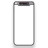 Samsung Galaxy A80 sublimatie telefoonhoesje zwart